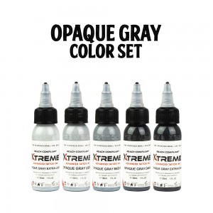 Xtreme Ink Opaque Gray Set