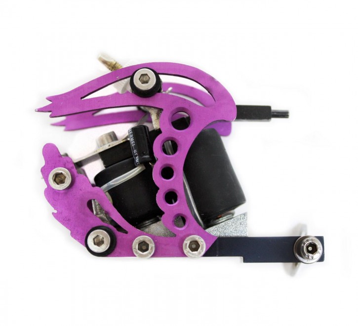 Oblique Traktor Tattoo Machine Violet Liner