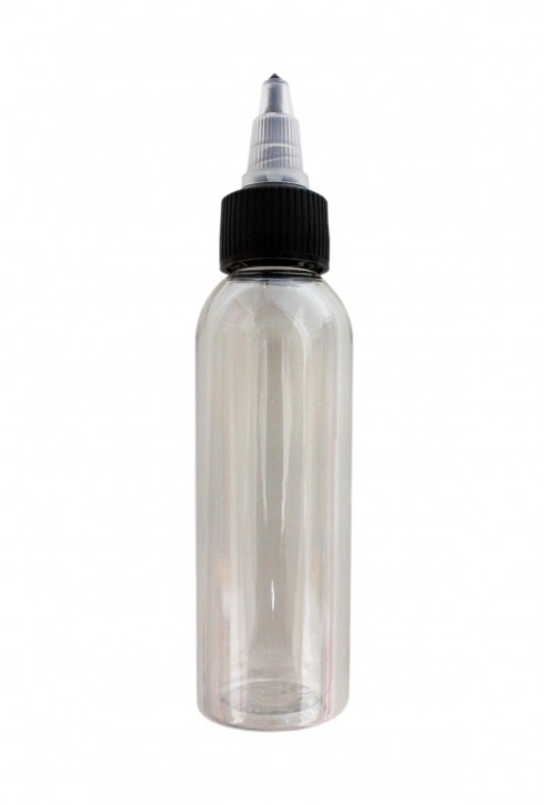 Plastik Flasche Twist Top glasklar, 60ml