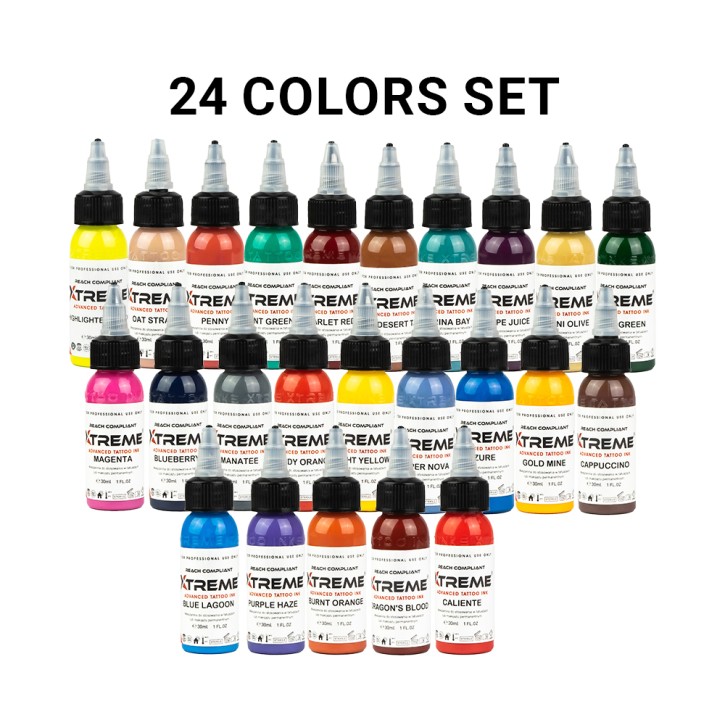 Xtreme Ink 24 Color Set 24x30ml