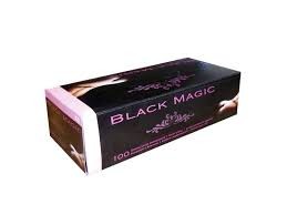 Black Magic Latex Handschuhe puderfrei S