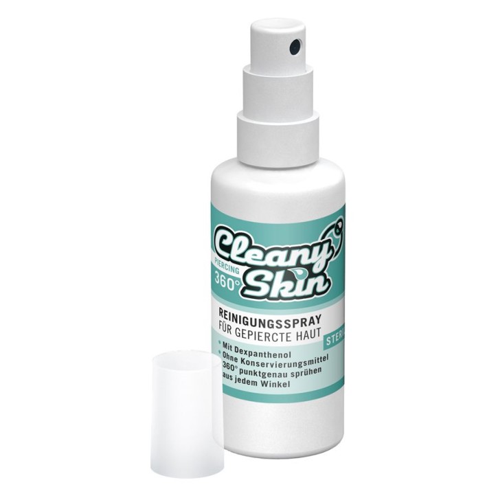 Cleany Skin Piercing Spray punktuelle Benetzung, 50 ml