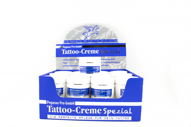 Pegasus Pro Tattoo-Creme Spezial 24 x 30 ml, Display