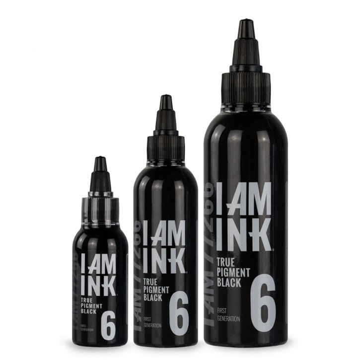 I am Ink 6 True Pigment Black 200ml