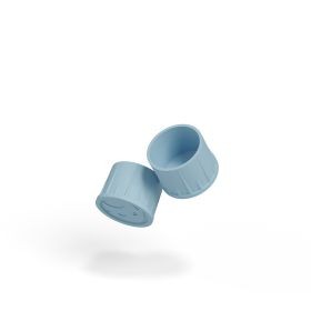 Silicone Color Caps Magic Moon 10mm blue, 500 pcs