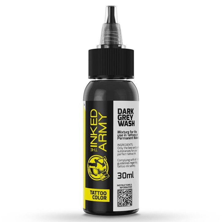 The Inked Army Dark Grey Wash 30ml The Inked Army Dark Grey Wash 30ml