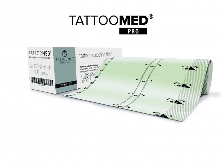 TATTOOMED Tattoo Protection Film 2.0, Größe 15cm x 5 Meter