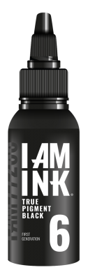 I am Ink 6 True Pigment Black 50ml
